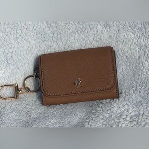 Tory Burch Brown Keychain Wallet